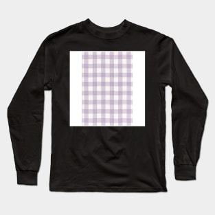 purple checkered phone case Long Sleeve T-Shirt